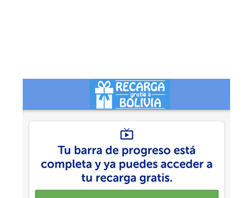 Recargas GRATIS desde Bolivia. Recargas a Bolivia.